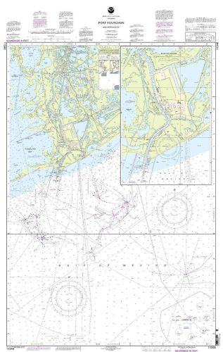 Noaa chart port fourchon and approaches 4th edition 11346
