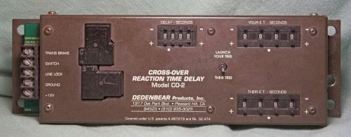 Fs dedenbear digital cross-over reaction time delay box co-2 drag racing w/instr