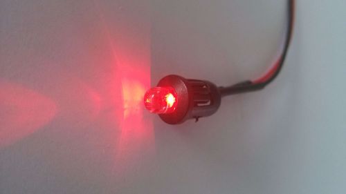 12v 9v red dummy fake car motorcycle alarm alternating flashing led lightplastic