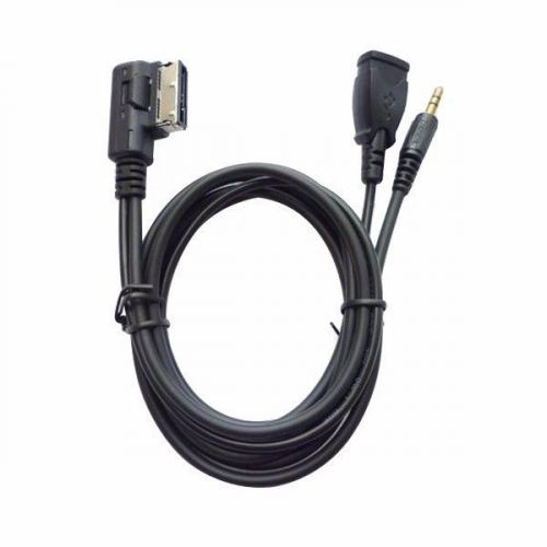 Car media-in interface aux usb input cable adapter for mercedes benz ami plug