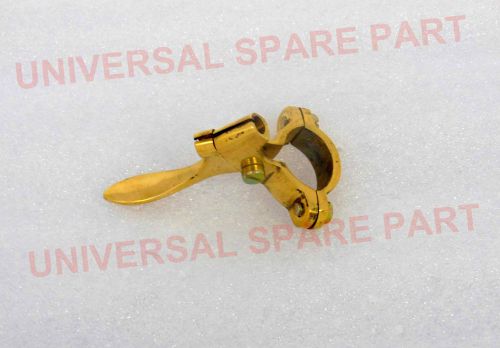 Royal enfield bsa brass left hand small decompressor lever for 7/8&#034; handle bar