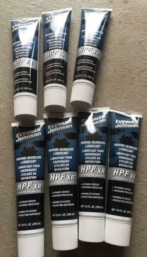 Johnson evinrude hpf xr gearcase lube 778746  (7) 10oz tubes