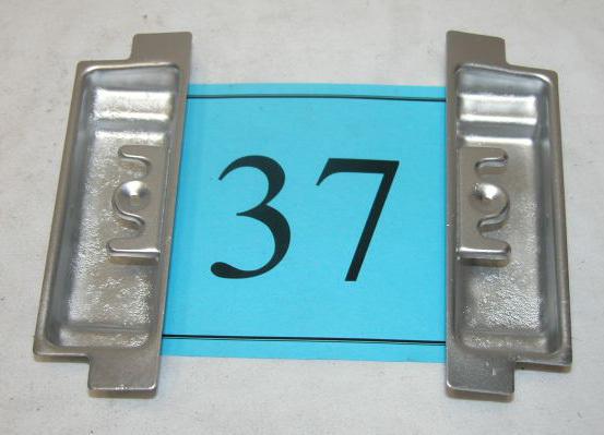 84-88 fiero center console metal ash tray inserts  nice pair