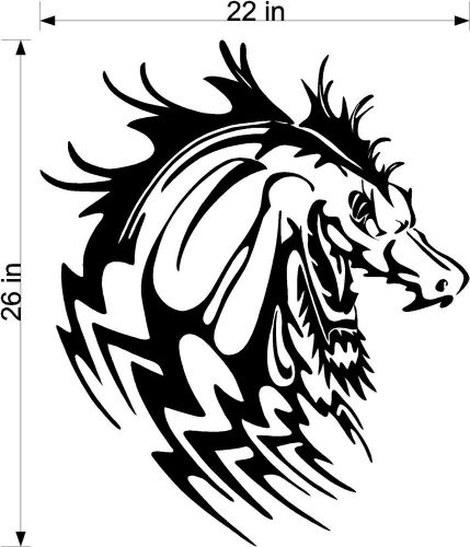 Tribal high gloss racing stripes hood decal auto truck aftermarket sticker b1060