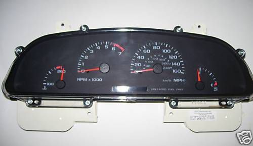 96 chevy impala ss 9c1 speedometer cluster ipc repair