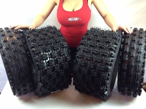 New suzuki ltz 400  (full complete set of 4)  22x7-10 20x11-9 quadboss atv tires