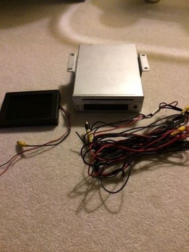 Power acoustik padvd-100 dvd monitor screen system video rare cd mp3 trunk lcd