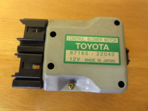 99 00 01 02 03 lexus rx300 blower motor control. 87165-22040,1999 2000 2001 2002