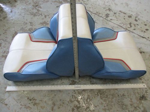 Purchase 1988 Bayliner Capri Blue Grey White Red Back To Boat Seat In Suamico Wisconsin United States For Us 299 95 - 1988 Bayliner Capri Seat Covers