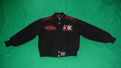 Dale earnhardt sr nascar 7 time champ jacket coat youth kids med m winston cup