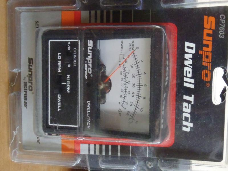 Cp7603 sunpro dwell tach by actron*new in package*