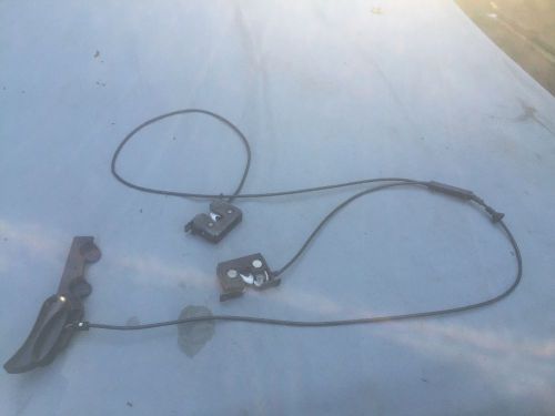05 545i hood latch cable. with latches and handle