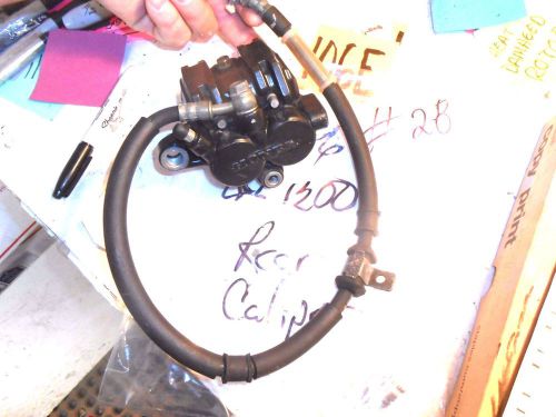 1986 honda gl1200 aspencade rear brake caliper &amp; pads with hose