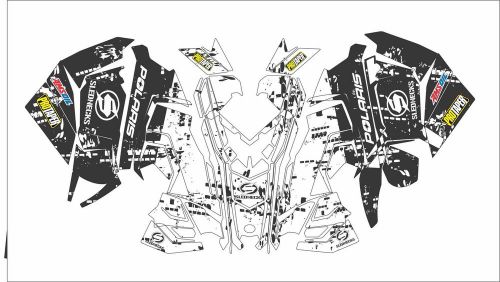 Polaris axys wrap kit sks decal graphics 800 600 pro rmk assault 155 163 white