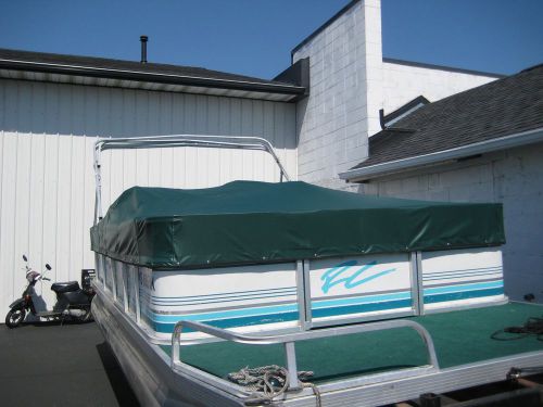 20' pontoon boat snap-on cover