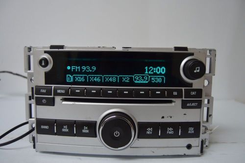 09 10 11 12 chevy malibu radio cd player tested unlocked plug&amp;play  i35#029