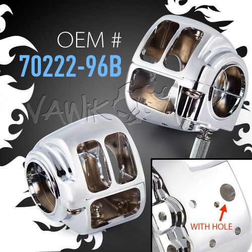 Vawik chrome switch cover kit 0026 for harley 2010 sportster 883 low xl883l