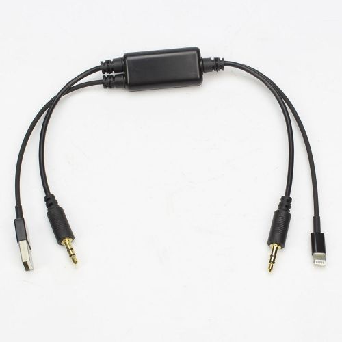 Bmw mini idrive high quality black usb aux cable adapter for iphone 5 iphone 5s