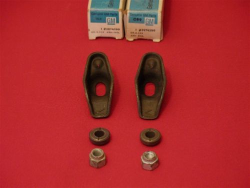 Nos 1955-70 chevrolet corvette rocker arms with balls and nuts (2) gm 3974290