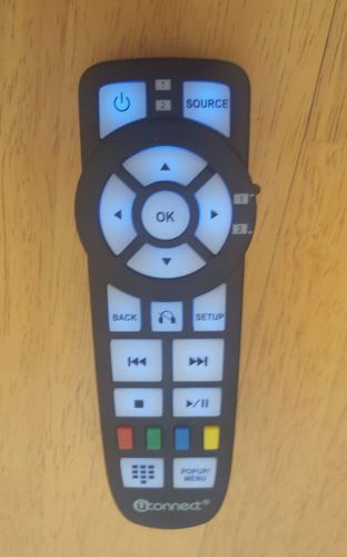 Chrysler dodge jeep uconnect 2 channel video entertainment system remote control