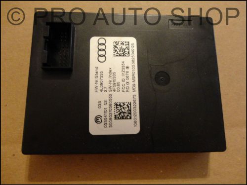 07 08 09 audi q7 comfort module control unit keyless entry key ignition starter