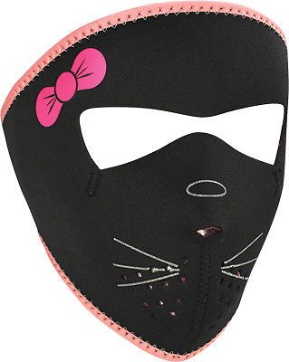 Zan headgear neoprene face mask womens small face kitty