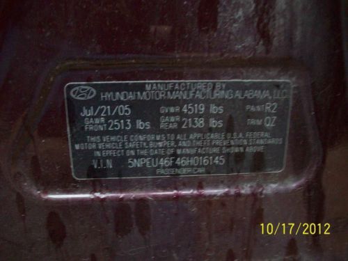 Alternator 3.3l fits 07-12 veracruz 208917 hyundai sonata