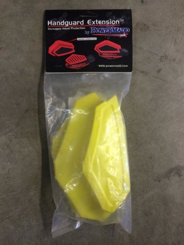 Powermadd star series handguard extensions  yellow  yfz450 450 400 300 250