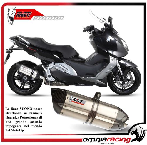 Mivv suono steel - bmw c 600 sport 2012 12> slip on exhaust muffler silencer e9