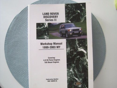 Land rover discovery series ll workshop manual 1999 2003 my repair shop