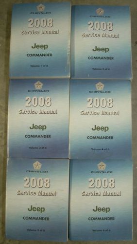 2008 jeep commander dealer oem shop service repair manual