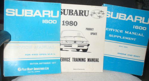 Subaru factory workshop service  manuals...your choice $17.99