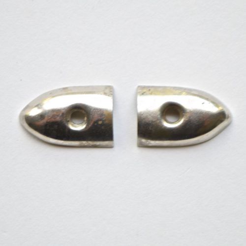 Original chrome convertible top back exterior finishing clips for jaguar xke 1&amp;2