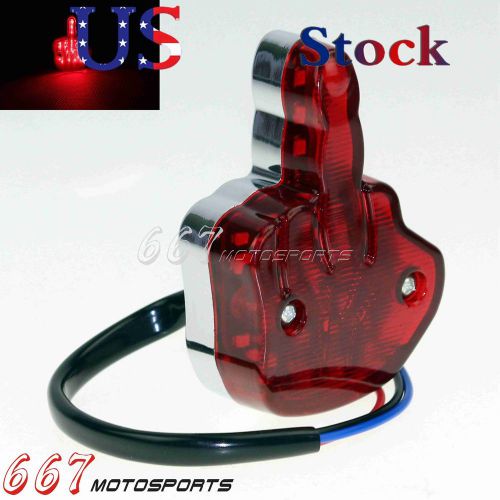 Led motorcycle brake tail and license plate lights for harley bobber cafe racer