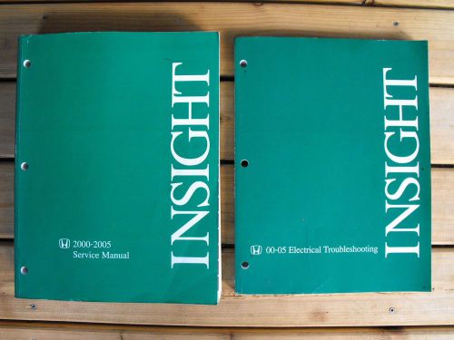2005 honda insight workshop service shop repair manual set w/ etm 04 03 02