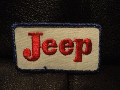 Jeep patch - vintage - new - original - auto - 3 1/4 x 1 3/4