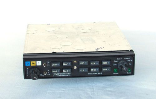 Ps engineering - pma 7000m-s aircraft audio panel - tso - perfect part