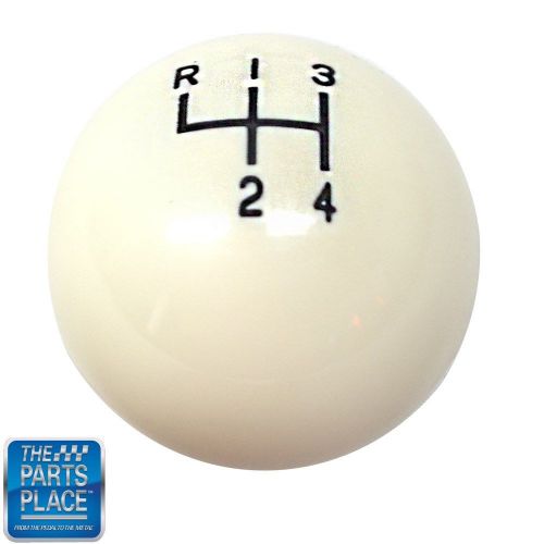 64-67 el camino / chevelle white manual shift ball 4 speed pattern 3/8&#034; course