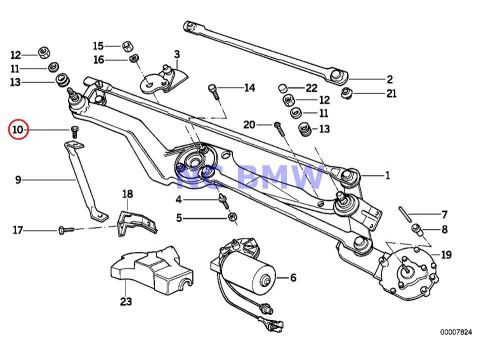 3 x bmw genuine motorcycle ignition sensor &amp; wiper fillister screw m4x10 752