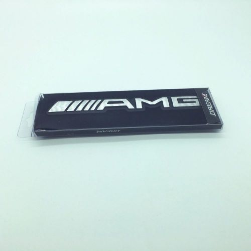 Amg - badge for mercedes benz decal emblem car sticker  aluminum metal 3d