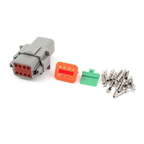 Uxcell deutsch dt04-8p/dt06-8s 8pin waterproof electrical connector plug set