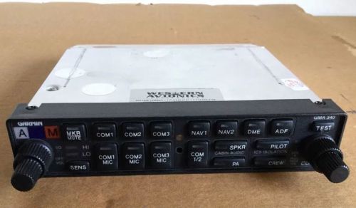 Garmin gma-340 audio panel w/8130 july 2016 aviation gps