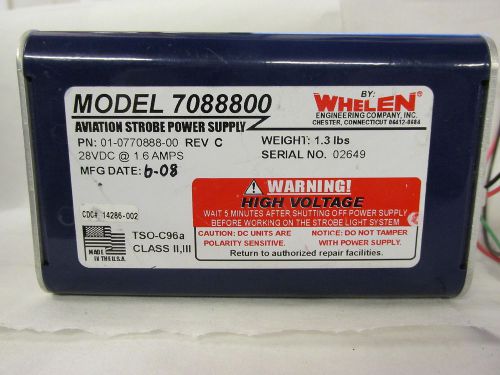 Z07 14 or 28 volt whelen power pac single strobe