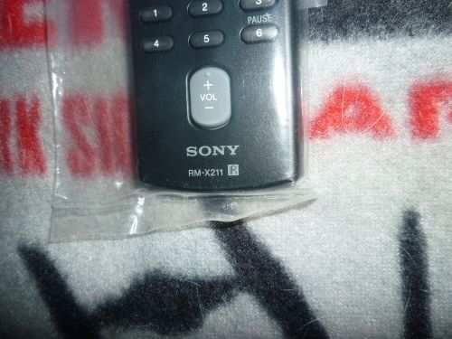 Sony remote ccontroller part number rm-x211