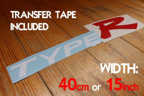 Kanjo typer decal white jdm sticker honda kanjozoku civic crx ef eg ek9 ep3 fn2