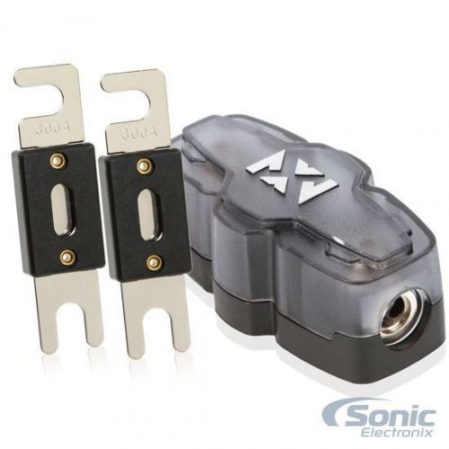 Belva 2 pack of banl300 300a nickel-plated anl fuse + nvx xmanl0 anl fuse holder