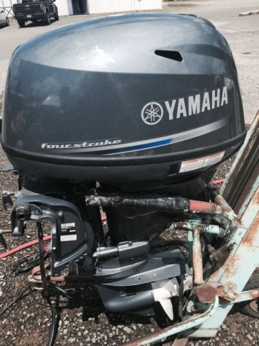 2014 yamaha 25 hp four stroke 15 inch shaft electric start remote with controls