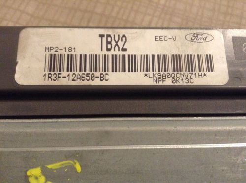 Oem ford mustang ecm ecu computer 1r3f-12a650-bc / 1r3f12a650bc / 1r3f-bc / tbx2
