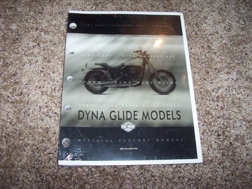 1999 harley davidson dyna wide super glide sport low rider parts catalog manual