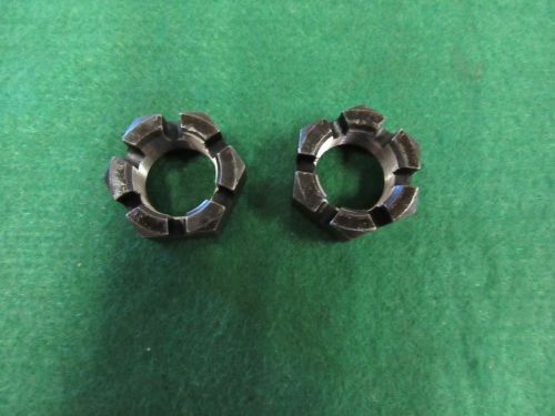 Corvette spindle nuts rear  trailing arm castle nuts 1963-1982 pair, new.